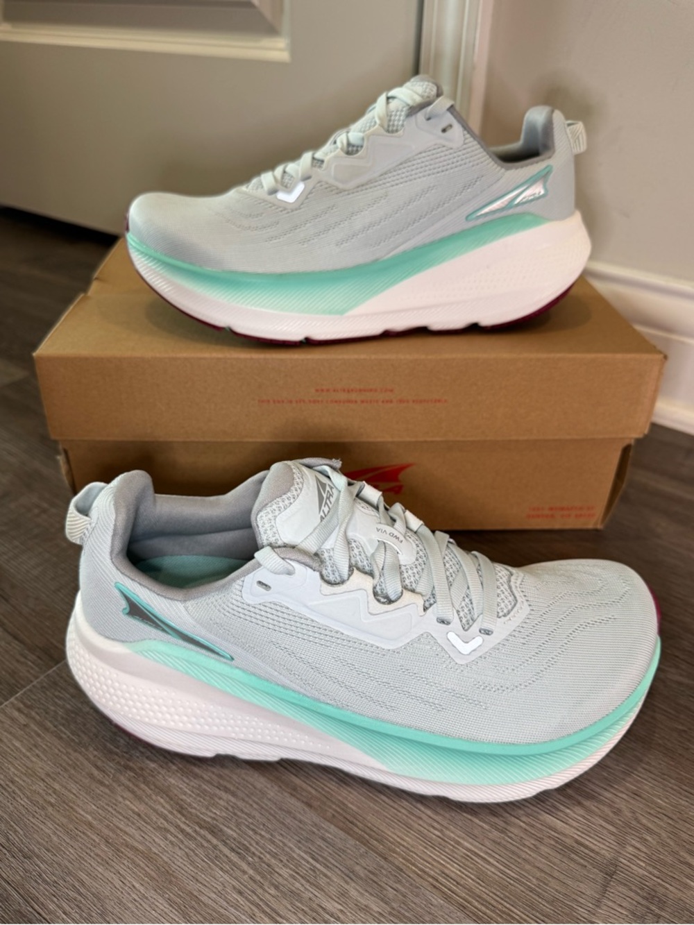 Altra FWD VIA Road Running Athletic Sneakers In Mint